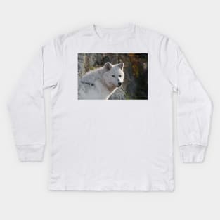 Arctic Wolf Kids Long Sleeve T-Shirt